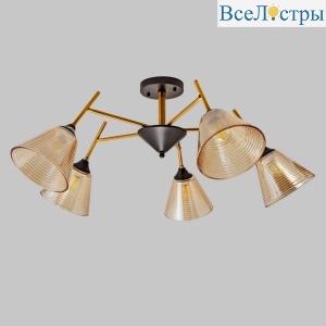 Люстра на штанге IMEX MD.4250-5-S-COP+BK