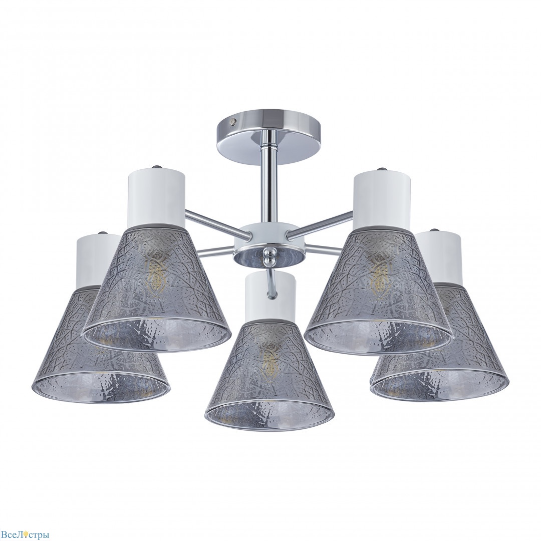люстра на штанге arte milano napoli 322408/5 cr+wh