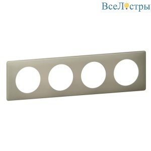 Рамка 4-постовая Legrand Celiane грин перкаль 066714