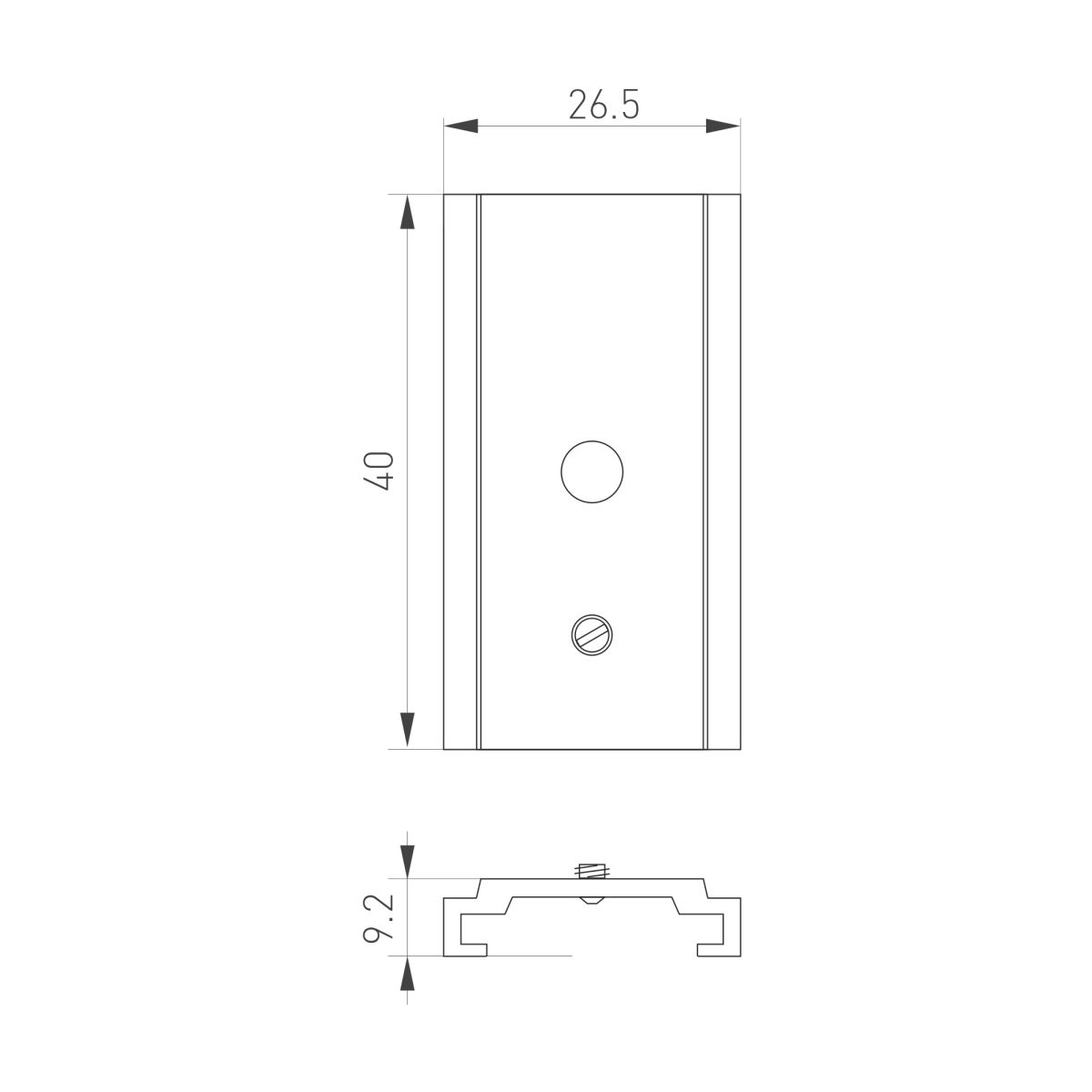 держатель arlight mag-orient-holder-2620 (bk) (сталь) 062606