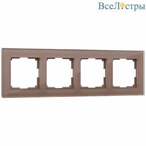 Рамка на 4 поста Werkel Favorit латте 4690389183454 W0041142