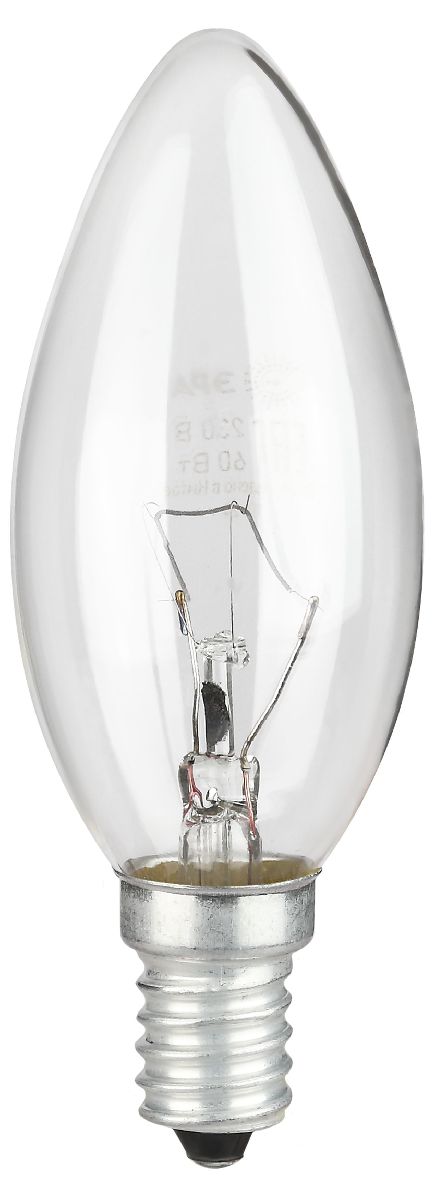 лампа накаливания эра b-40-e14-230-cl свечка б0066509