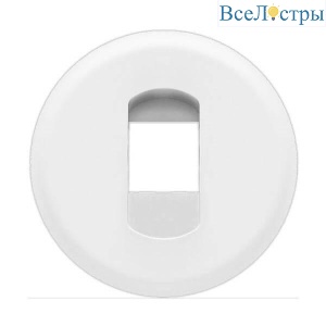 Лицевая панель Legrand Celiane розетки акустической белая 068211