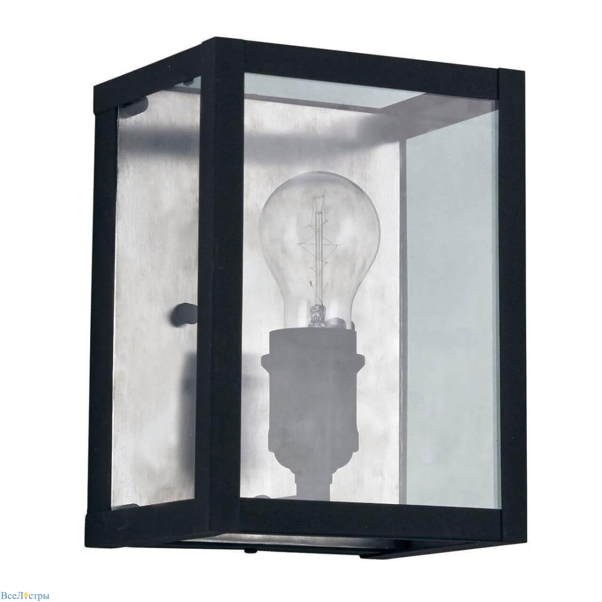 настенный светильник ideal lux igor ap1 nero 092836