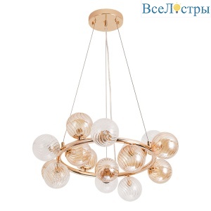 Подвесная люстра Arte Lamp Etereo A5261LM-15GO