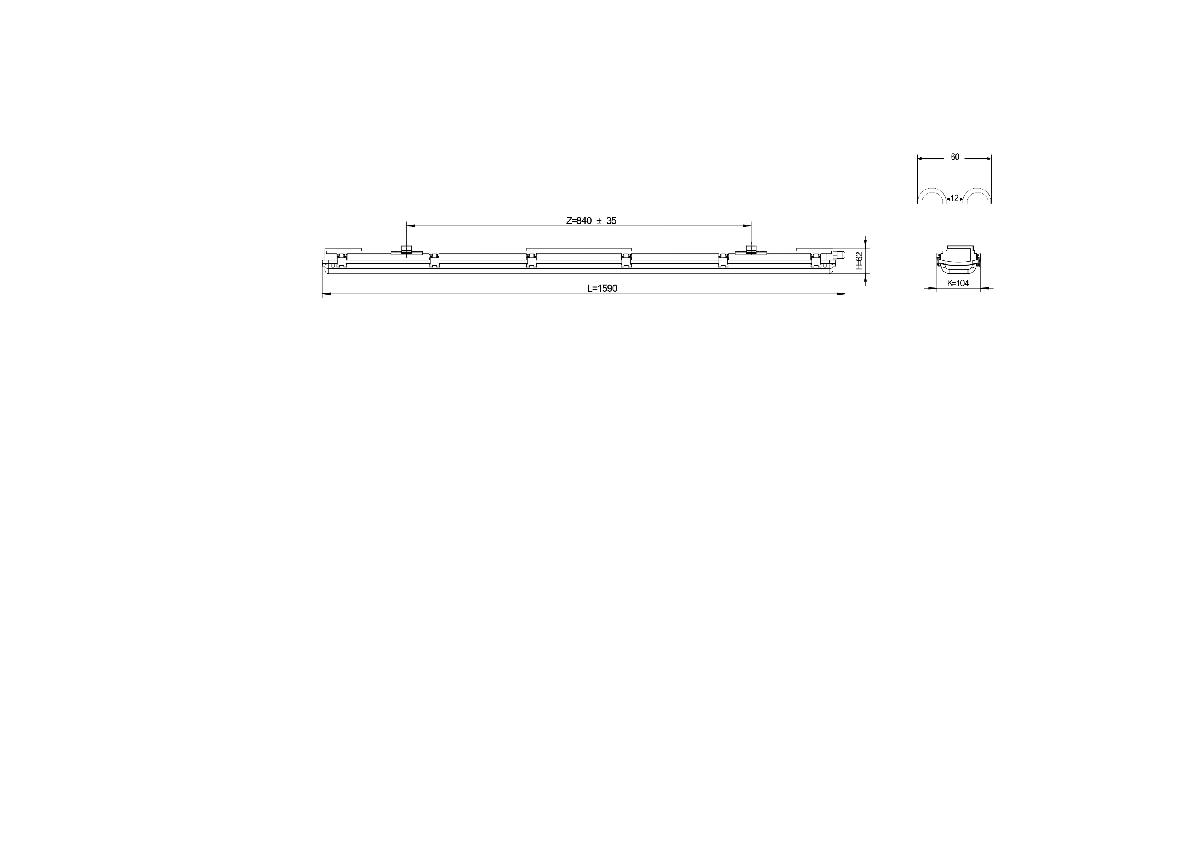 линейный светодиодный светильник эра spp-101-0-002-150 б0043659