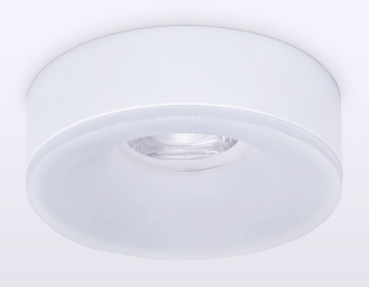 встраиваемый светильник ambrella light techno spot acrylic frost tn3331