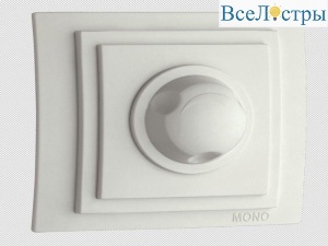 Диммер поворотный Mono Electric Despina/ Larissa белый 500-001905-134