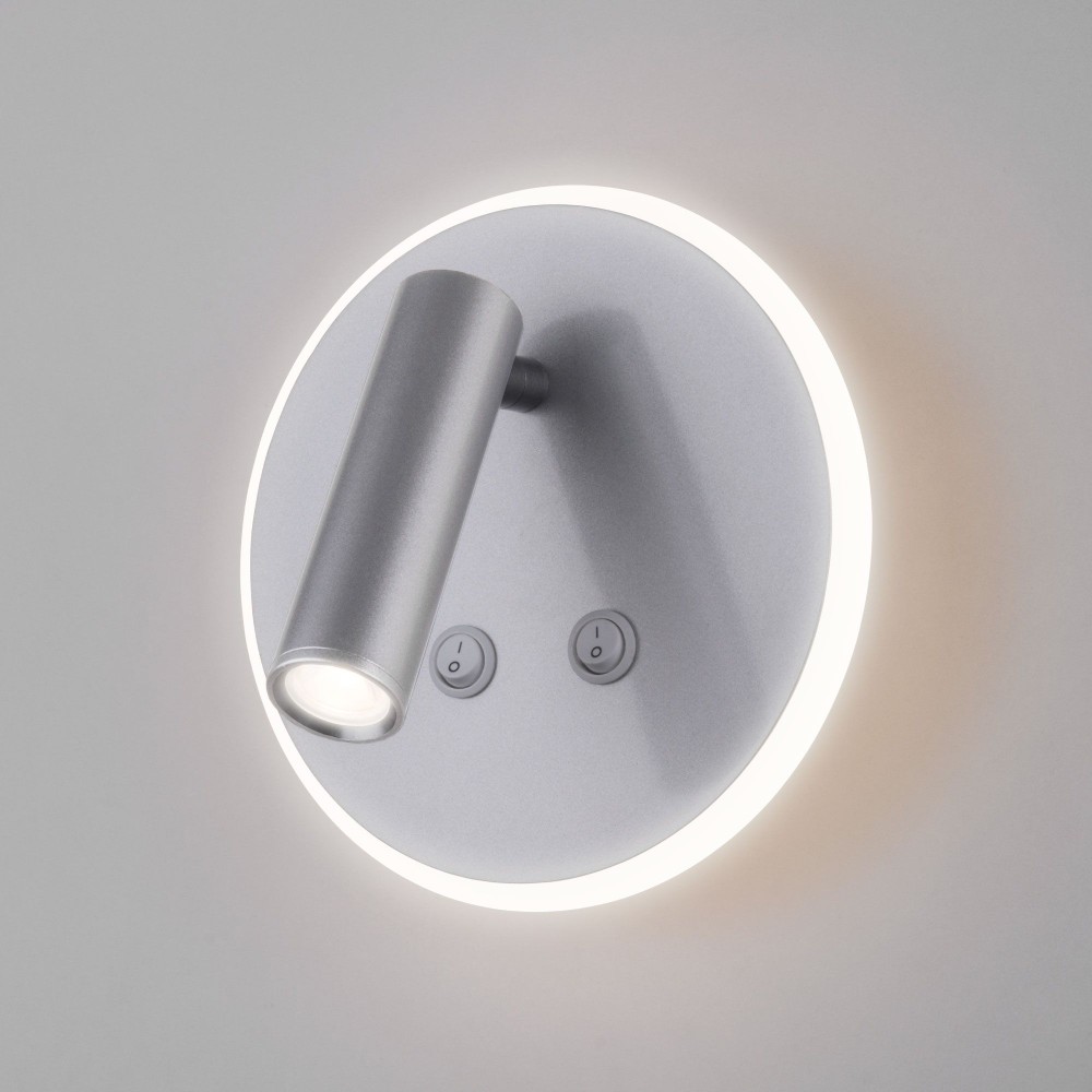 светодиодный спот elektrostandard tera mrl led 1014 серебро 4690389136559