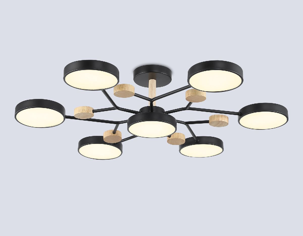 люстра на штанге ambrella light linetech comfort fl4866