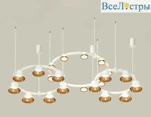 Комплект подвесного светильника Ambrella Light Techno Ring XR92082000 (A9208x3, C9241, C9236, C9236, N8144, N8124)
