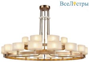 Подвесная люстра Newport Jessica 4338+16/C new gold М0070341