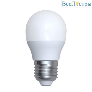 Лампа светодиодная Uniel E27 6W 4000K матовая LED-G45-6W/4000K/E27/FR/RA95 PLK01WH UL-00006533