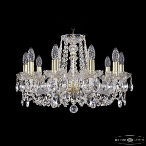 Подвесная люстра Bohemia Ivele Crystal 1402/10/195 G