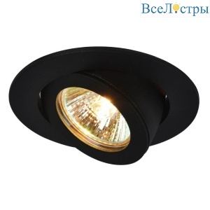 Встраиваемый светильник Arte Lamp Accento A4009PL-1BK