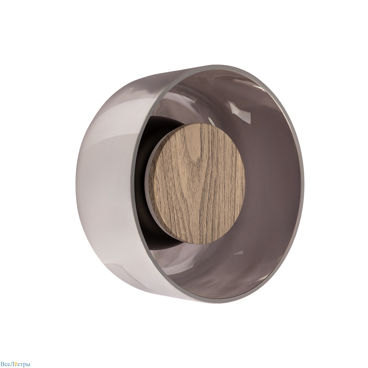 настенный светильник loft it totem 10466w smoke wood