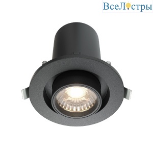 Встраиваемый спот Maytoni Hidden DL045-01-10W4K-B