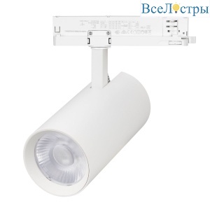 Трековый трехфазный светильник Arlight LGD-GERA-4TR-R90-40W Day4000 (WH, 24 deg, 230V) 055139