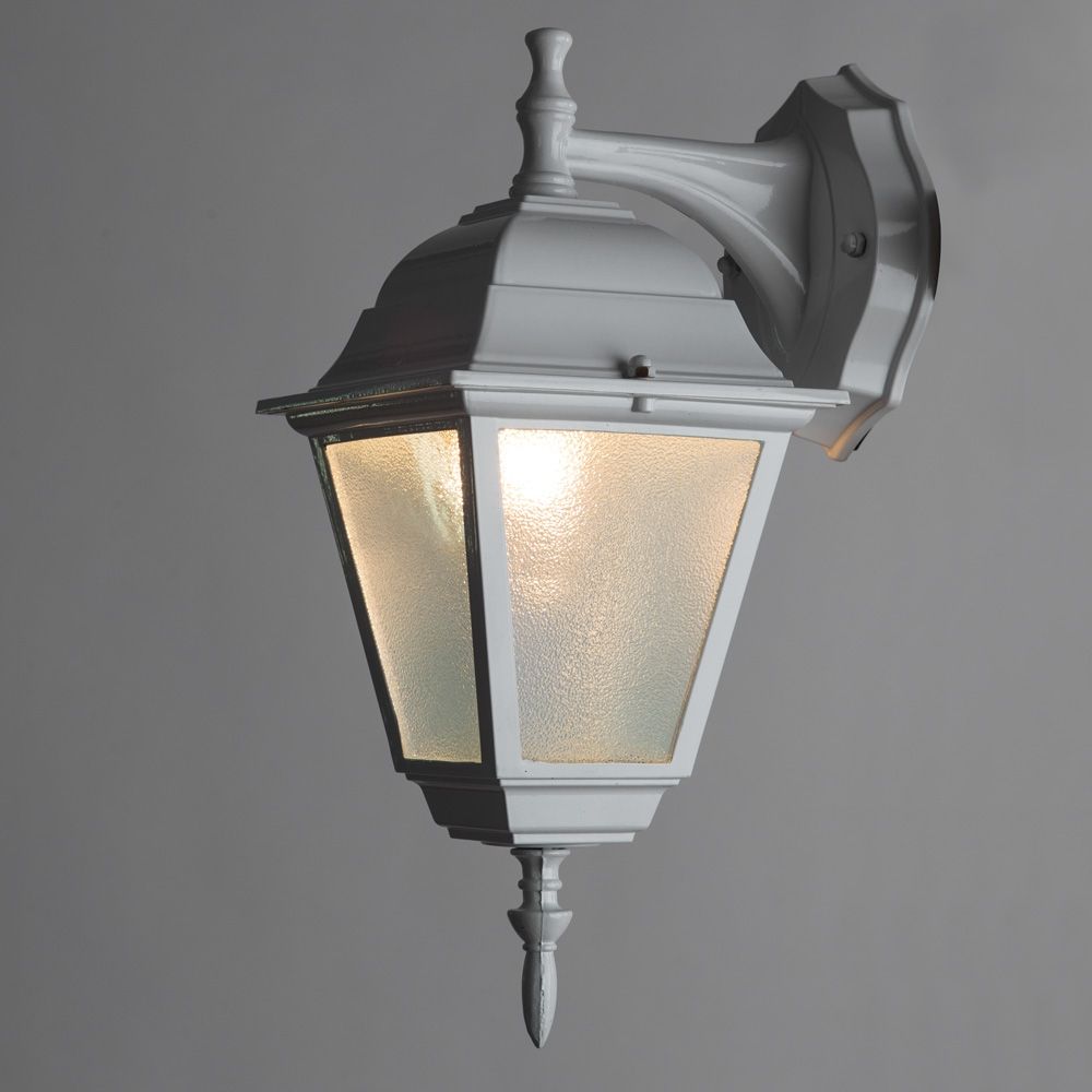 уличный настенный светильник arte lamp bremen a1012al-1wh