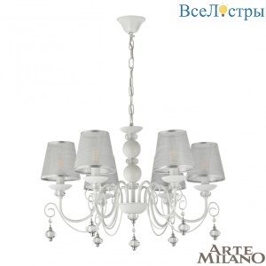 Подвесная люстра Arte Milano 347620/6 WT+SL