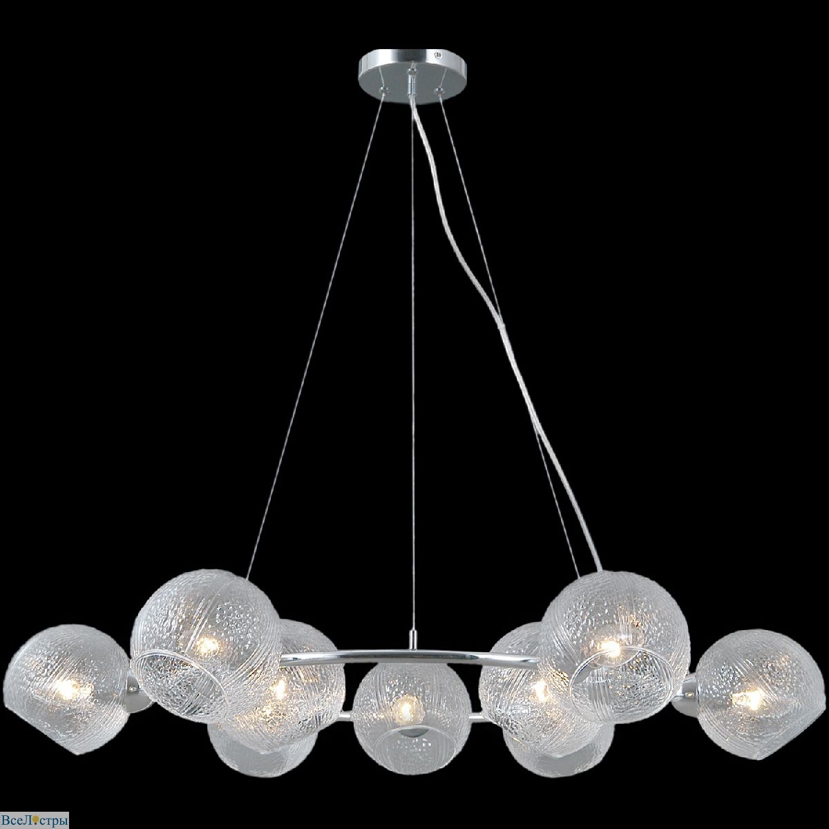 подвесная люстра illumico il0728-9psq-24 cr aries