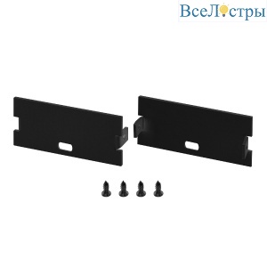 Заглушка Arlight FLOOR60 BLACK с отверстием 046420