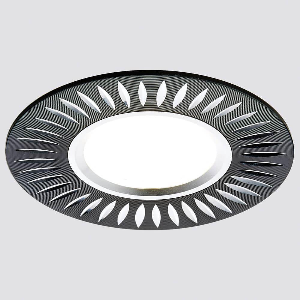 встраиваемый светильник ambrella light classic a507 bk/al