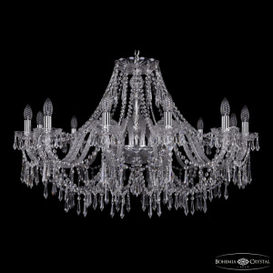 Подвесная люстра Bohemia Ivele Crystal 1403/12/360 Ni
