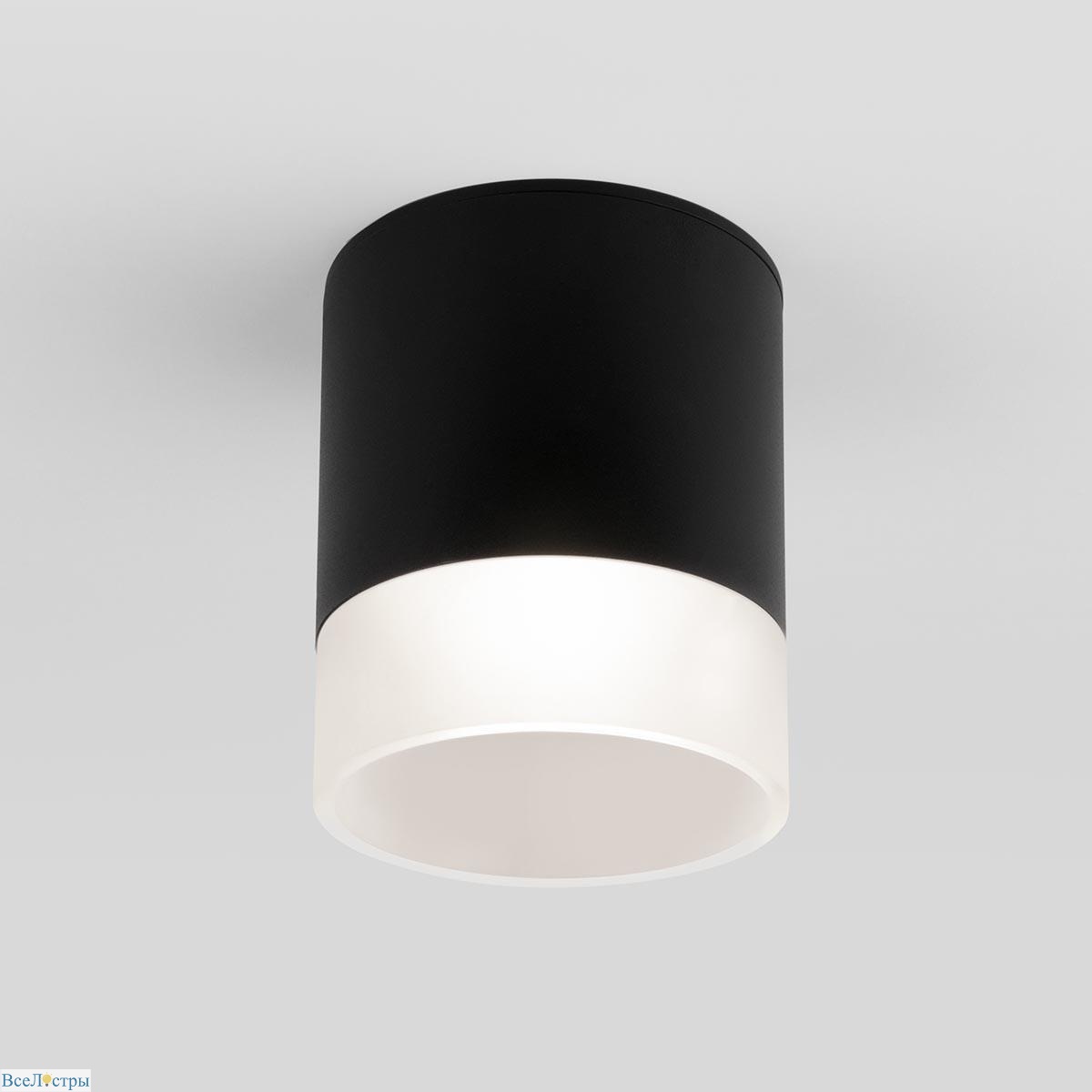 уличный светодиодный светильник elektrostandard light led 35140/h черный 4690389177941