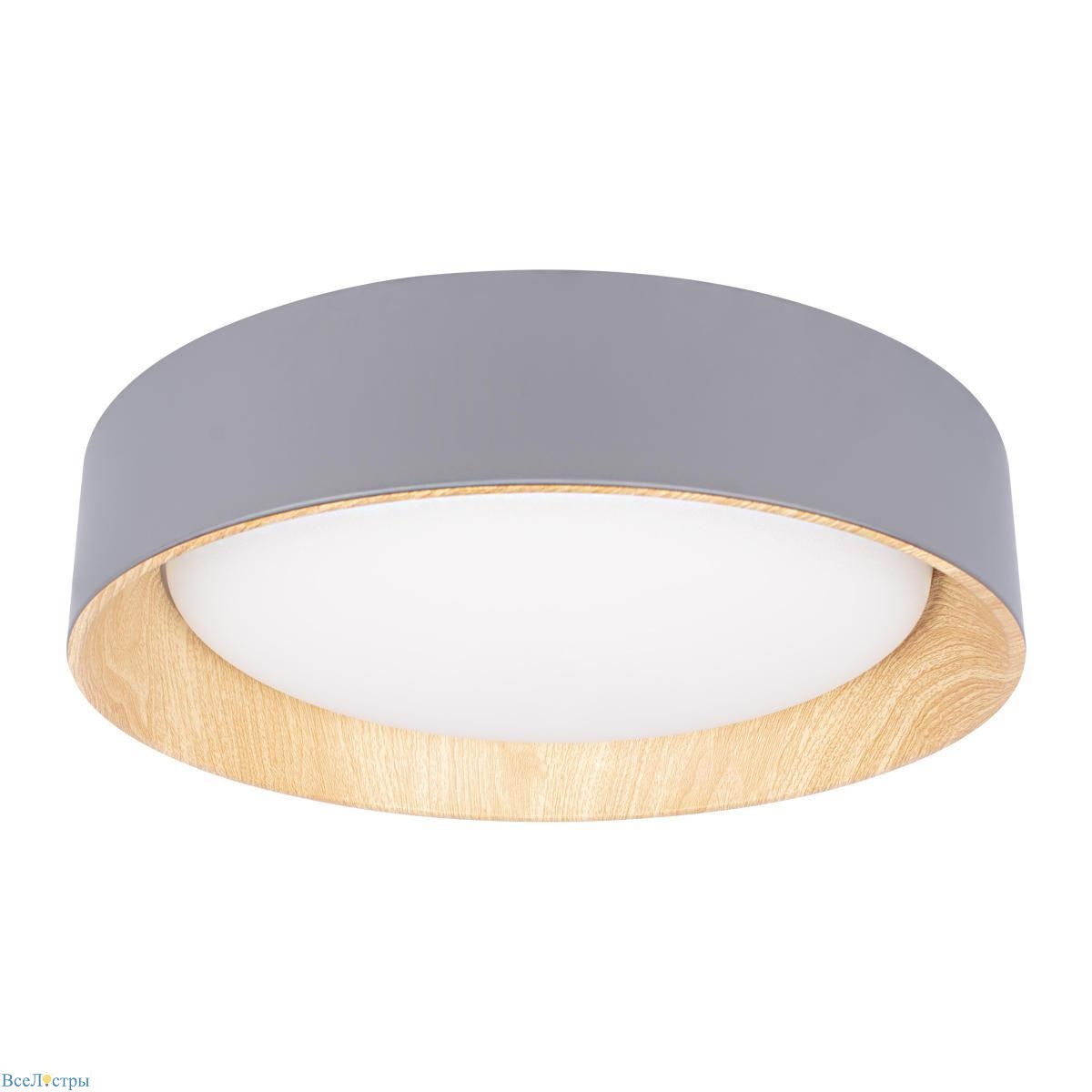 потолочный светодиодный светильник loft it coin 10202 grey