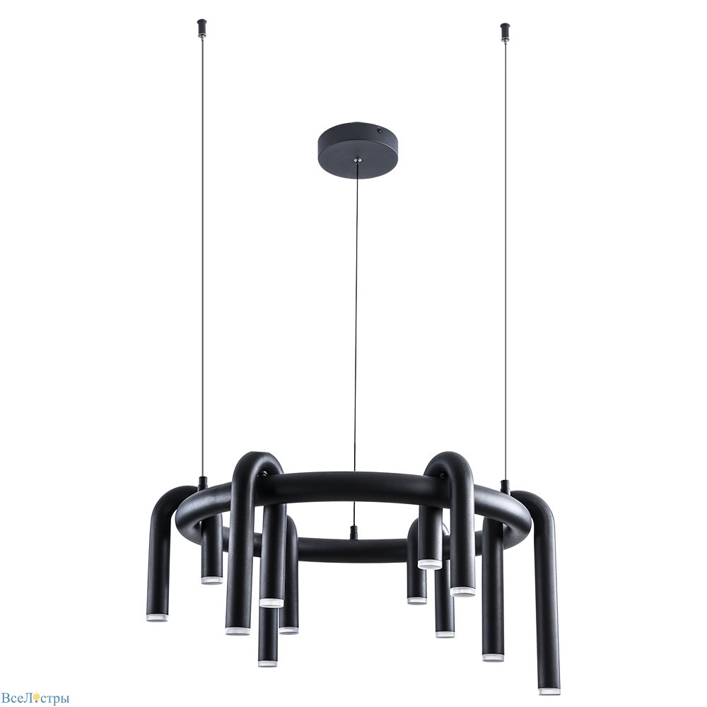подвесная люстра arte lamp warhol a3258lm-30bk