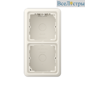 Коробка двухместная Jung CD582AW