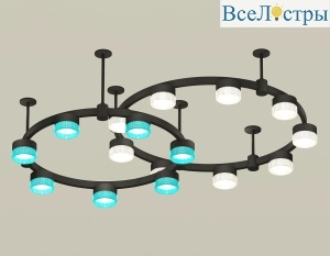 Комплект подвесного светильника Ambrella Light Techno Ring XR92221210 (A9222, A9227, C9238, C9232, N8480, N8488)