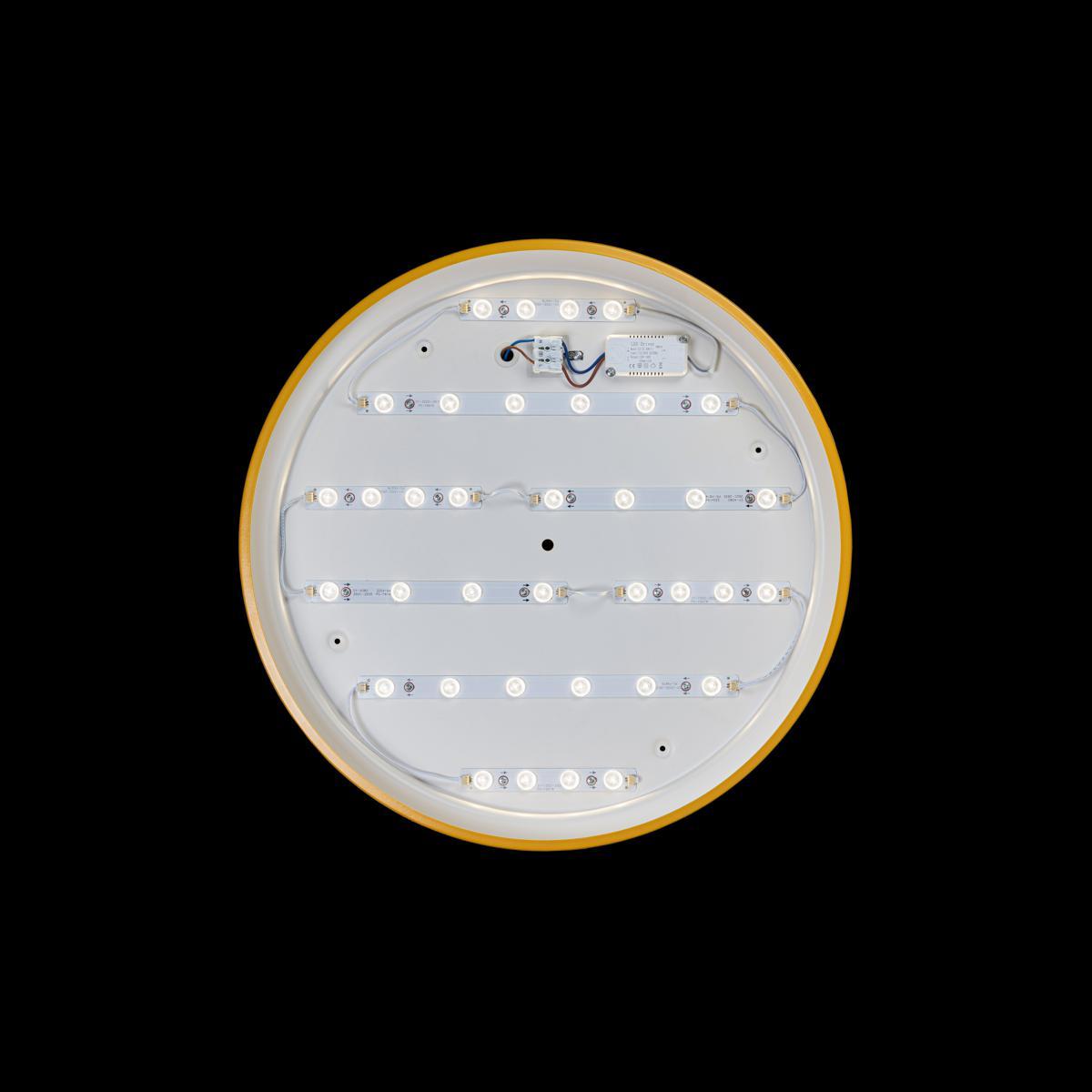 потолочный светодиодный светильник loft it axel 10001/36 yellow