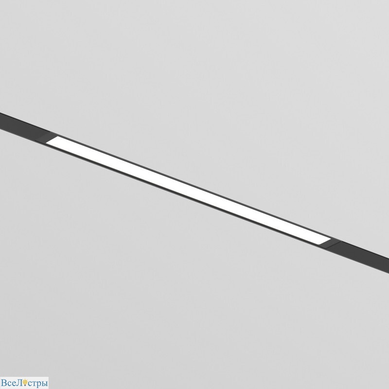 трековый однофазный светильник denkirs simple linear dk8204-bk