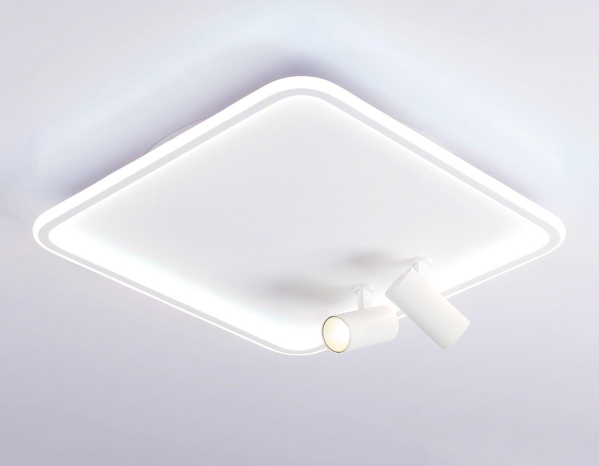 потолочный светодиодный светильник ambrella light comfort linetech fl5114