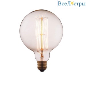 Лампа накаливания E27 60W прозрачная G12560