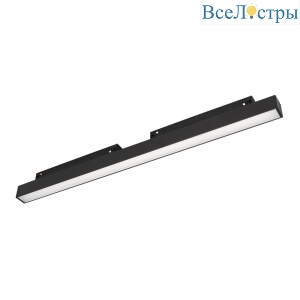 Трековый магнитный светильник Arlight MAG-ORIENT-FLAT-L465-16W Day4000 (BK, 100 deg, 48V, DALI) 033613(1)