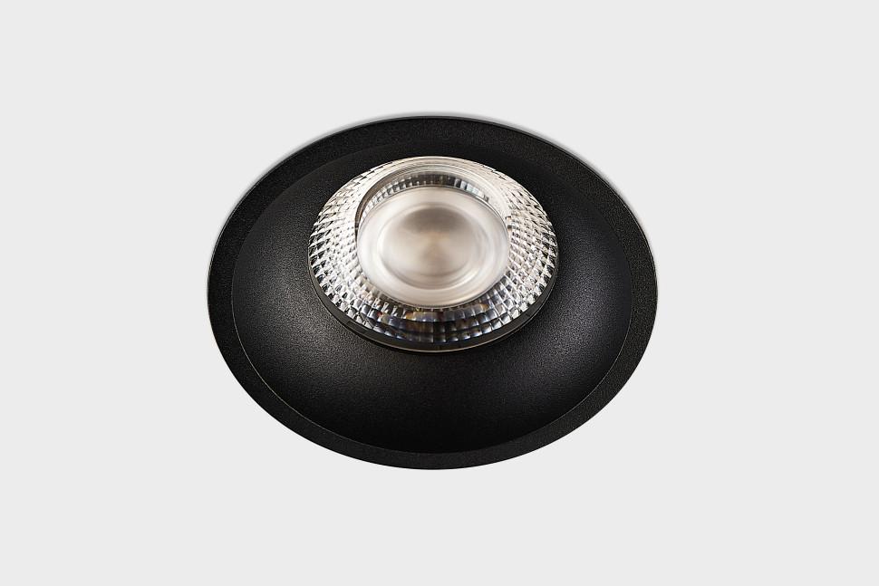 встраиваемый светодиодный светильник italline it08-8032 black 3000k