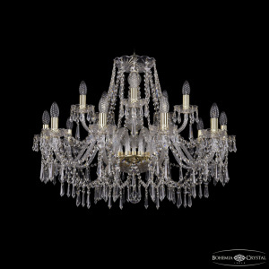 Подвесная люстра Bohemia Ivele Crystal 1403/10+5/300 G