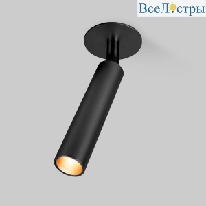Встраиваемый светодиодный спот Elektrostandard Diffe 25027/Led черный a058215