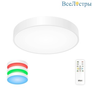 Потолочный светодиодный светильник с пультом ДУ Citilux Купер RGB Белый CL72470G0