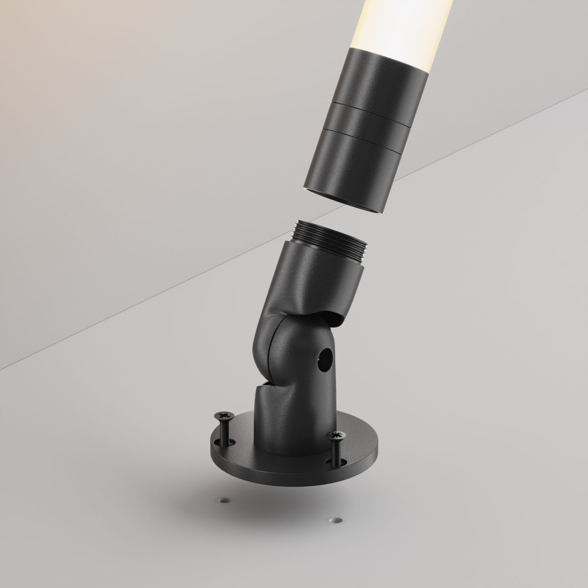 шарнирное основание без ввода питания maytoni shelf c027cs-b