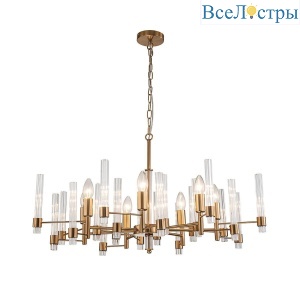 Подвесная люстра Indigo Favara 11040/7P Brass V000461