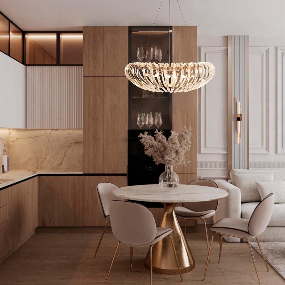 подвесная люстра loft it dakota 10300/600 french gold