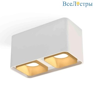 Комплект накладного светильника Ambrella light Techno Spot XS7850004 SWH/SGD белый песок/золото песок (C7850, N7704)