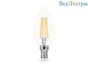 Филаментная светодиодная лампа Ambrella Light Bulbing E14 11W 4000K свеча 351114