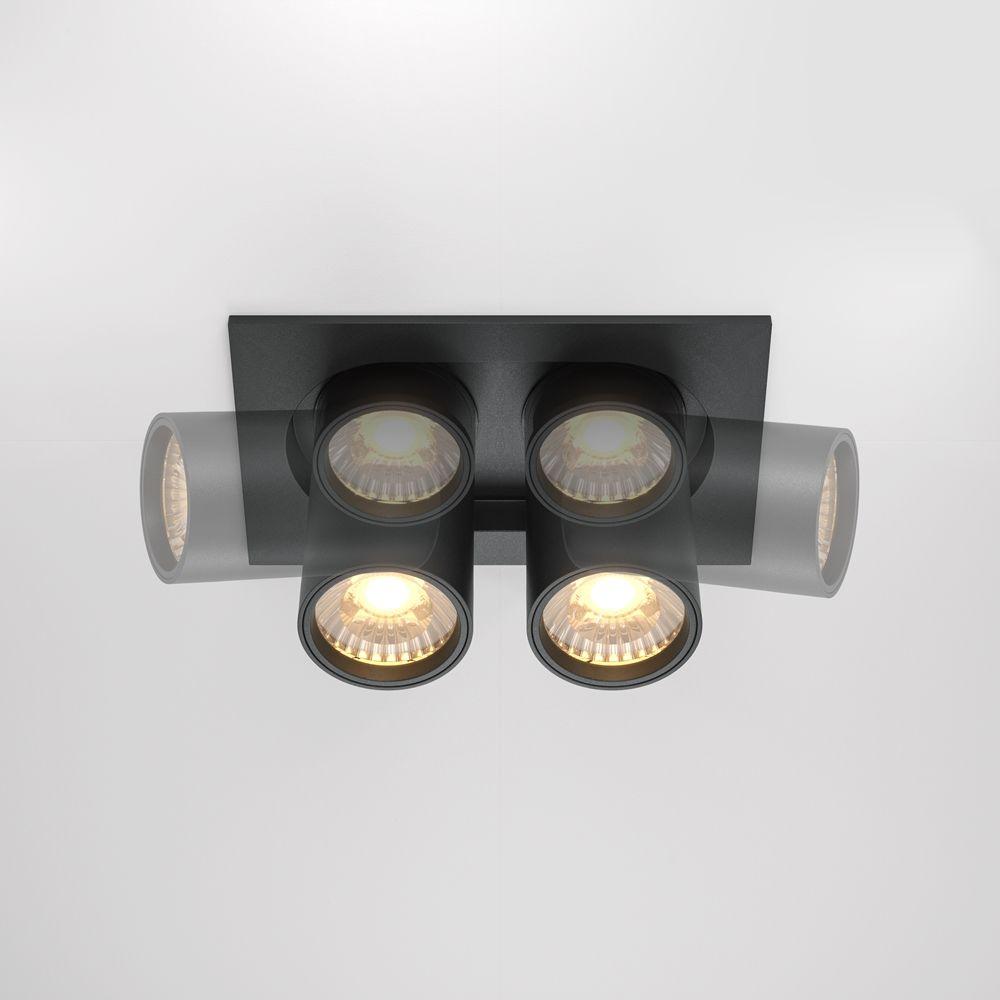 встраиваемый светодиодный спот maytoni technical hidden dl045-02-10w3k-b