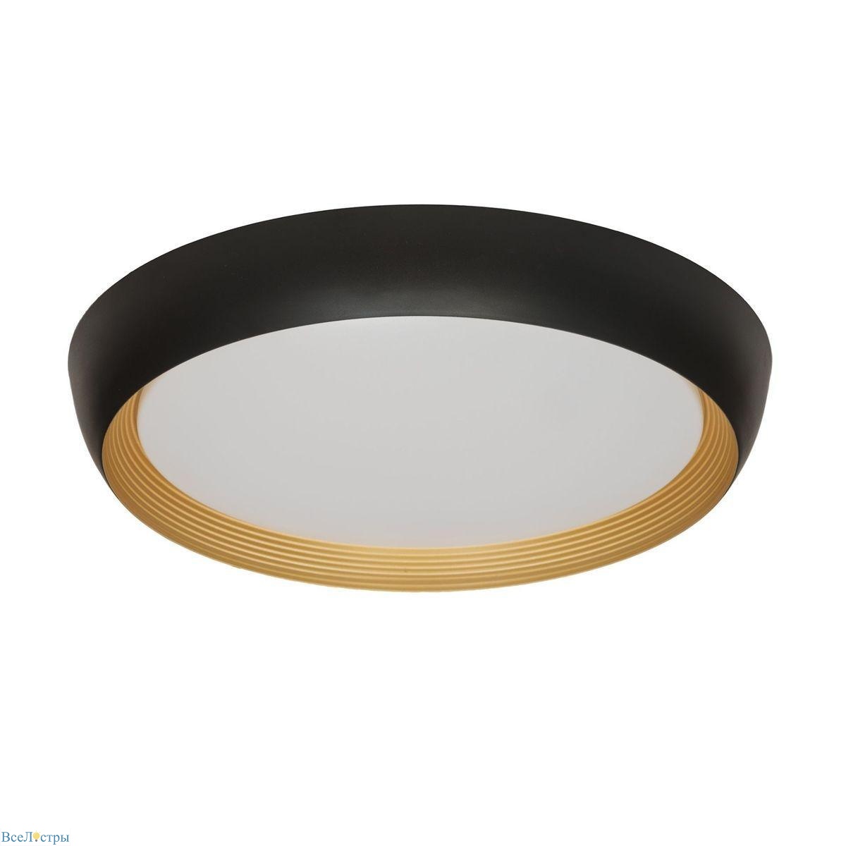 потолочный светодиодный светильник lumina deco paneli ldc 8062-48w bk