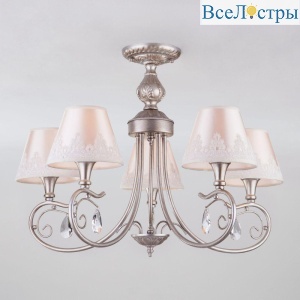 Потолочная люстра Eurosvet Incanto 60069/5 серебро